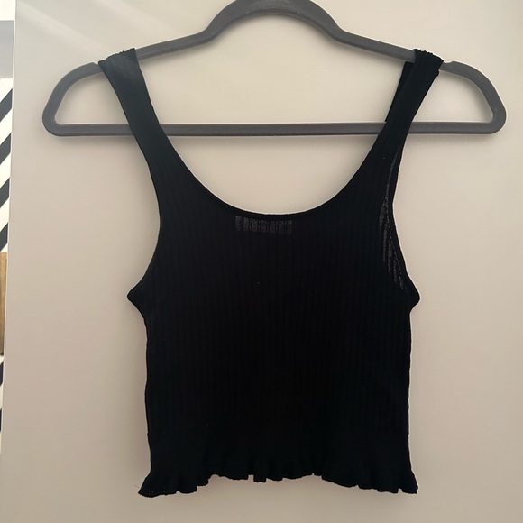 Mango Ribbed Crop Top - Picture 6 of 7